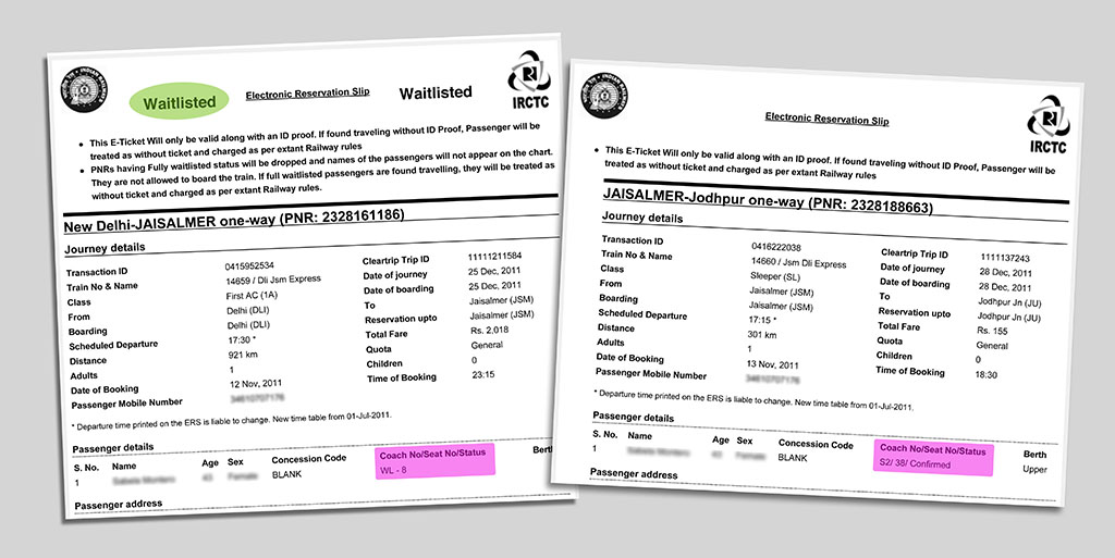 Ticket Printer | Cleartrip