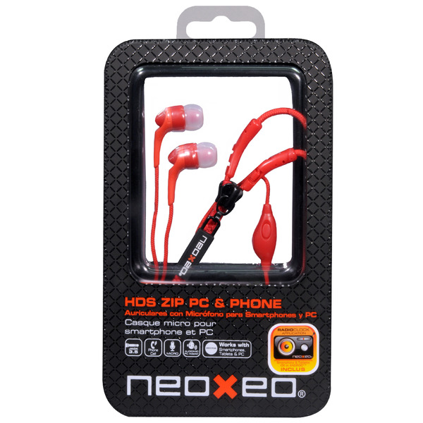 Auriculares Neoxeo HDS Pocket Zip con micrófono 