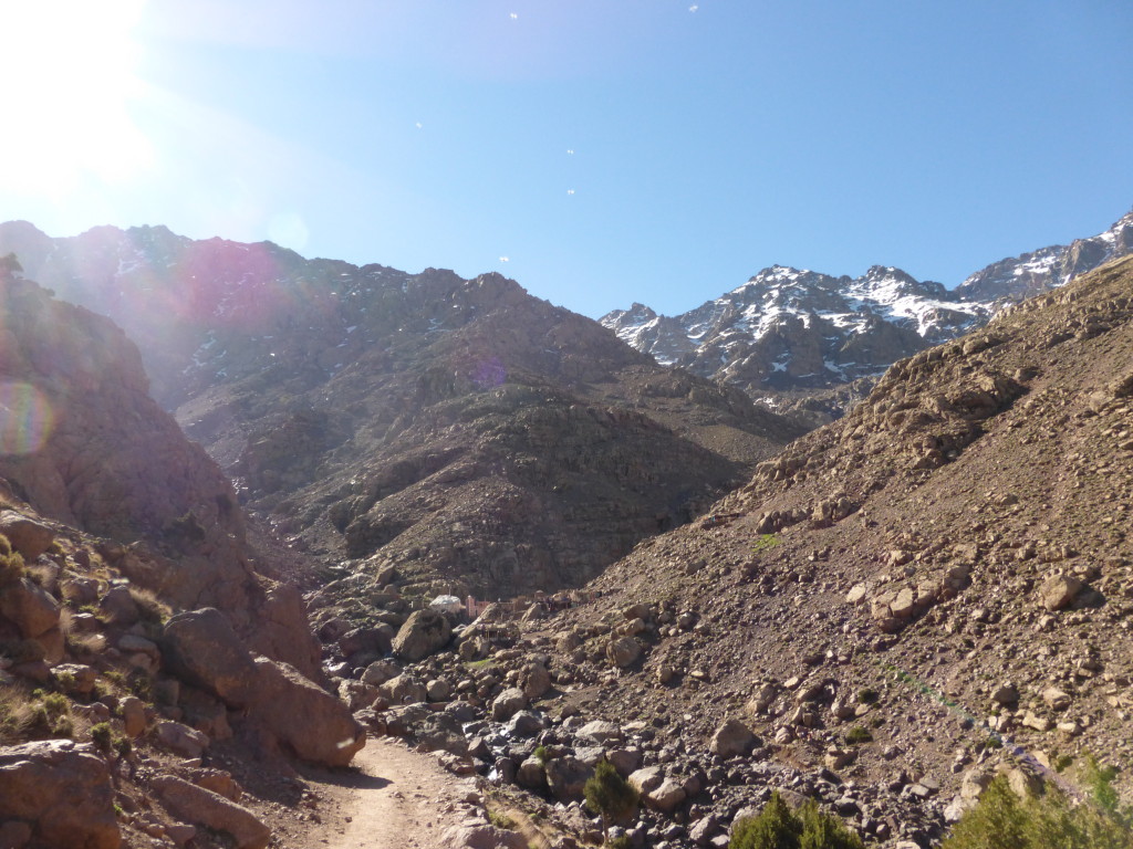 Subida desde Imlil