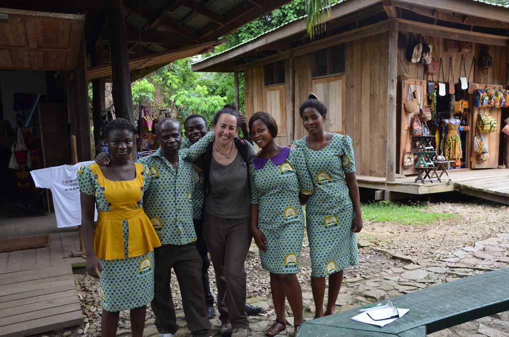 Como se puede ver, los ghaneses son muy cariñosos y amables!