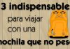 Viajar con mochila