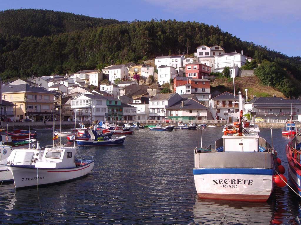 Pueblos de costa en Galicia