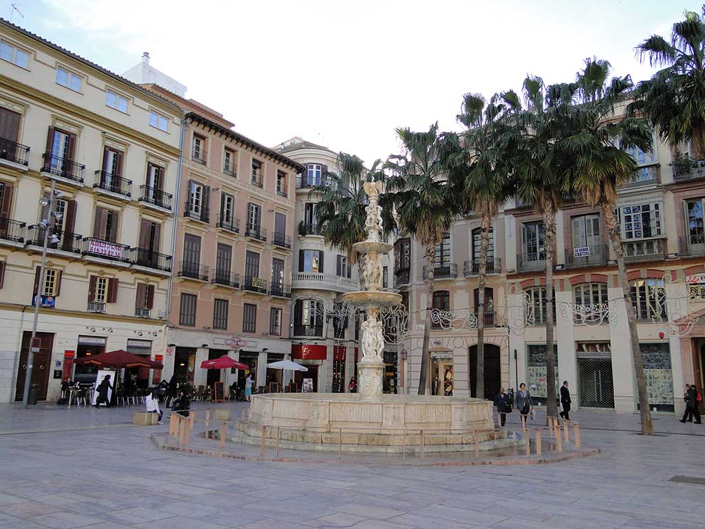 Plaza de la Constitución, Málaga. qué ver en Málaga