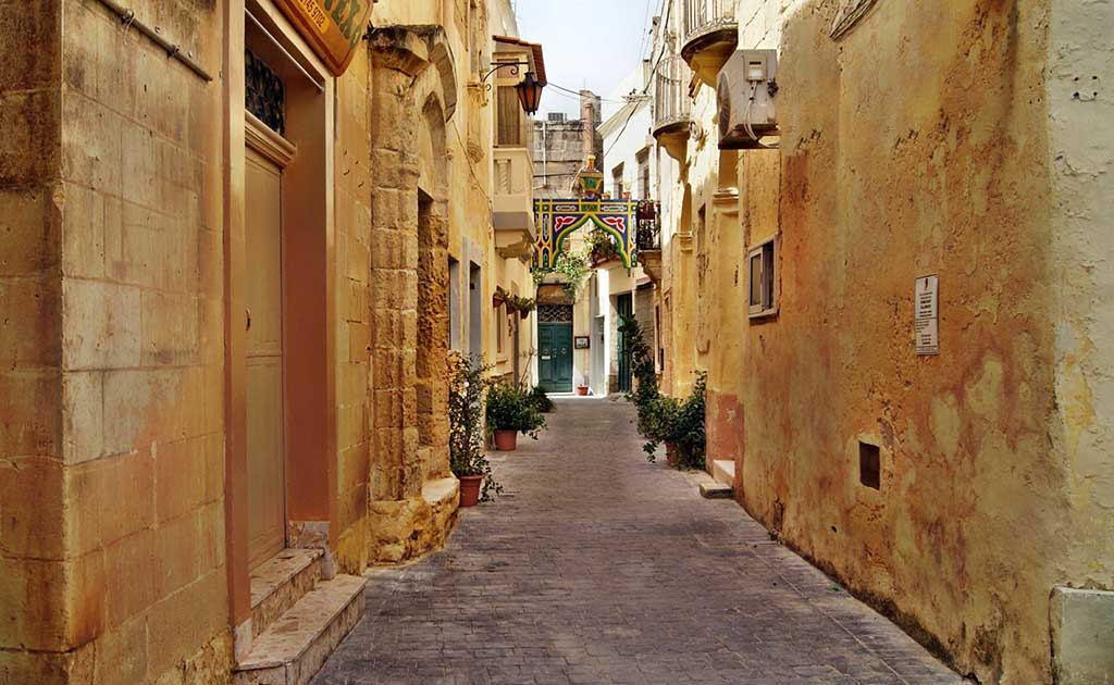 Calles de La Valeta, Malta