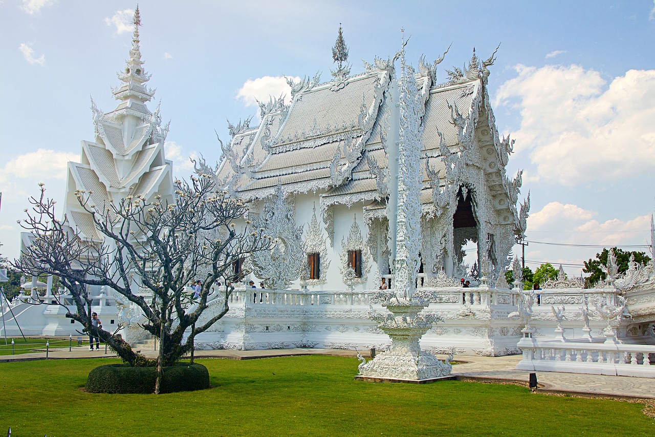 Templo Blanco, Chiang Rai. Tailandia