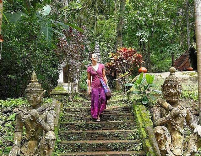 Wat Pha Lat, cerca de Chiang Mai, Tailandia.